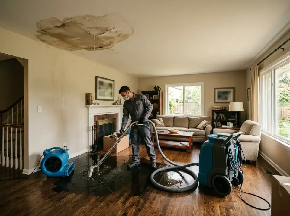 attic-pipe-burst-ceiling-drip-008 — frequently asked questions, Water Damage Restoration & Carpet Care in Bluffton, OH